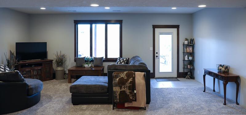 Basement family room